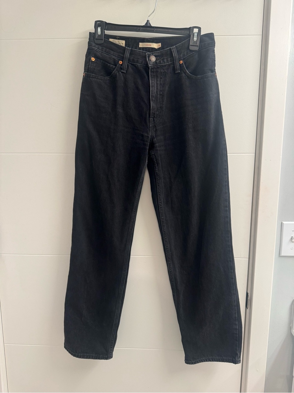 Levi's Black Straight-Leg Women's Jeans